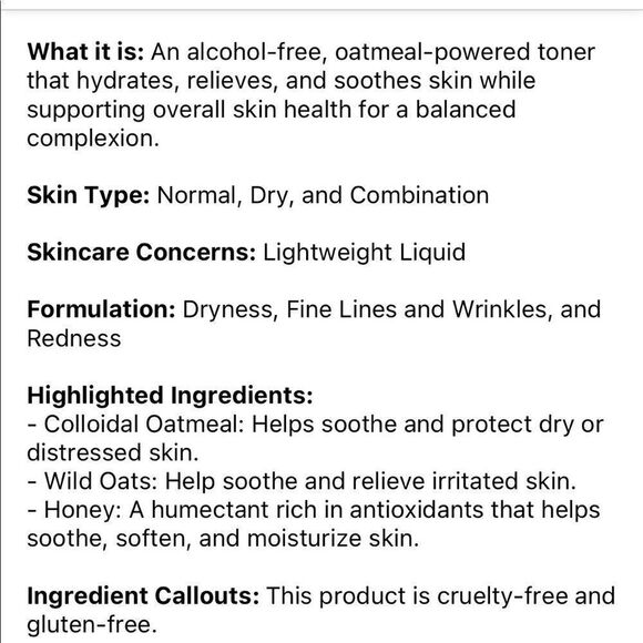 Ultra Repair wild oat hydrating toner new sealed 177ml Ipsy drawstring bag - Picture 12 of 15